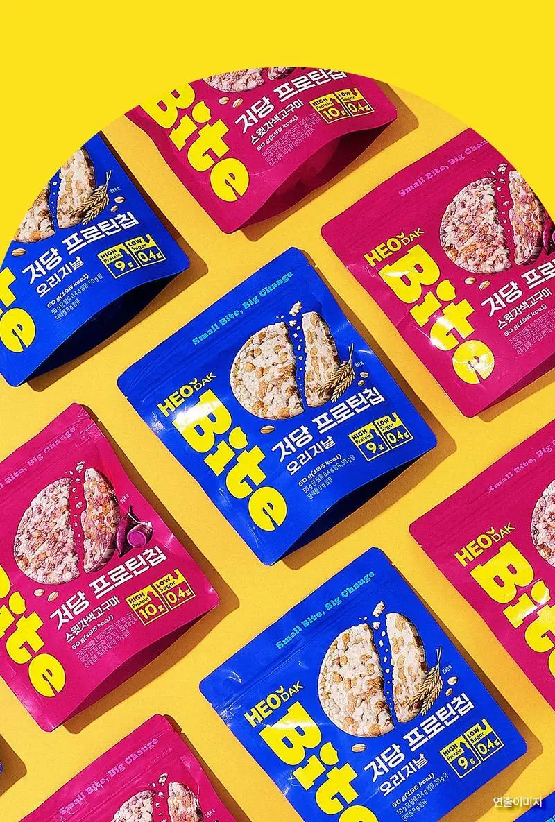 [허닭BITE] 실온 저당 프로틴칩 50g 2종 8개입 상세페이지 12